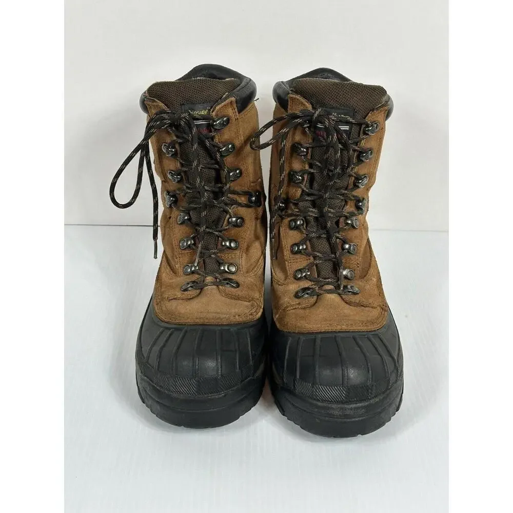 Rocky 7655 Mens Waterproof 600G Thinsulate Ultra Winter Snow Boots Brown 9 M